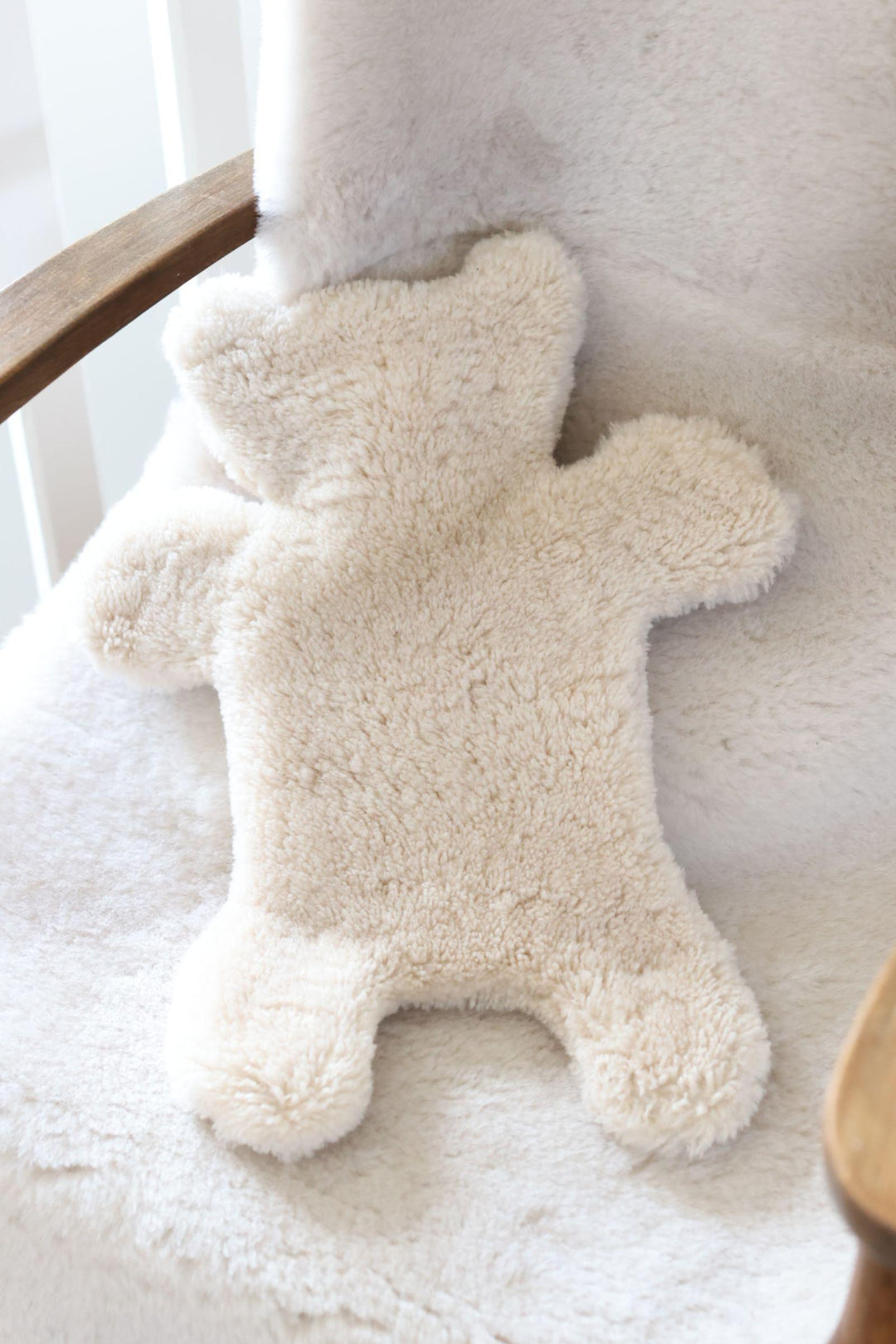 Sheepskin Teddy Bear Hot Water Fashy