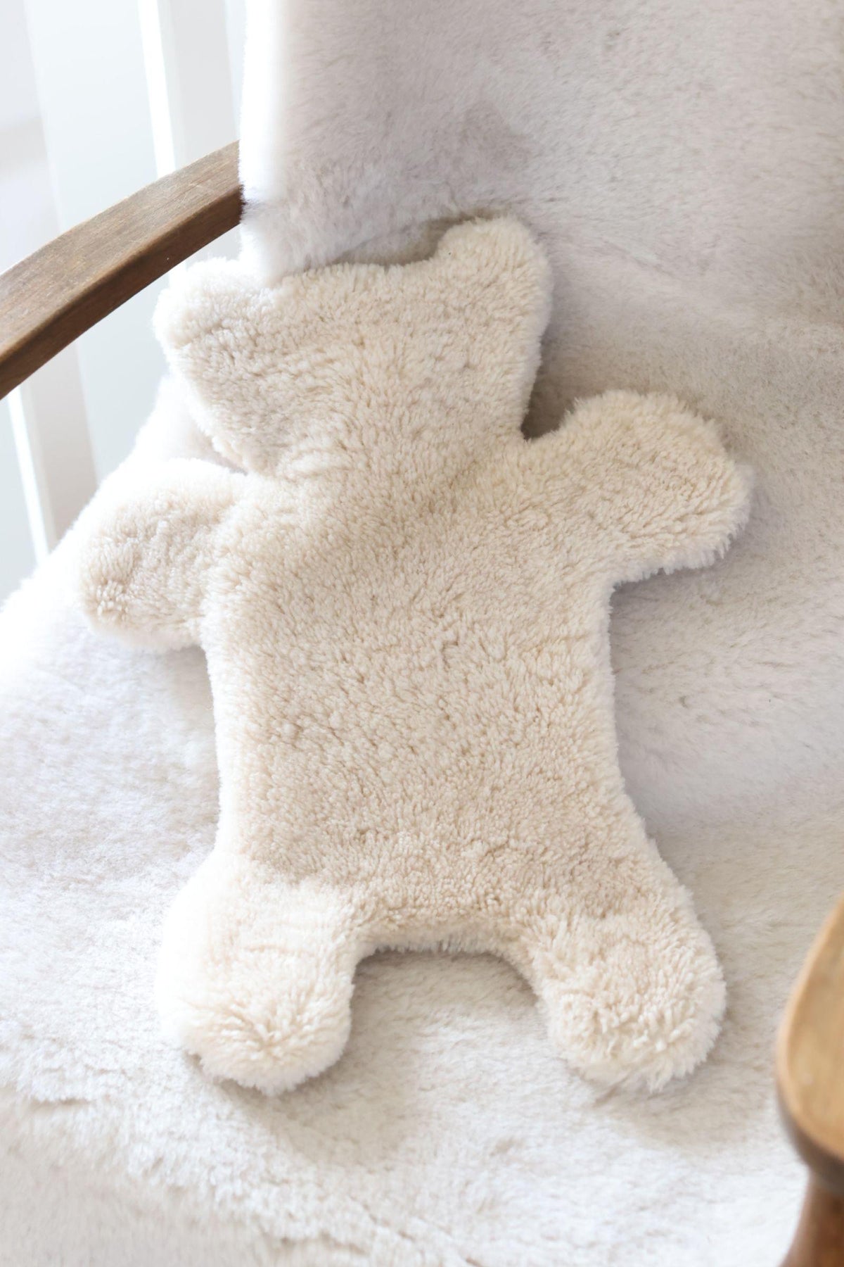 Sheepskin teddy bear hot water fashy
