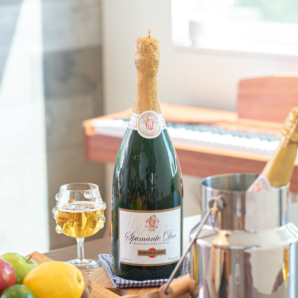 Champagne candle